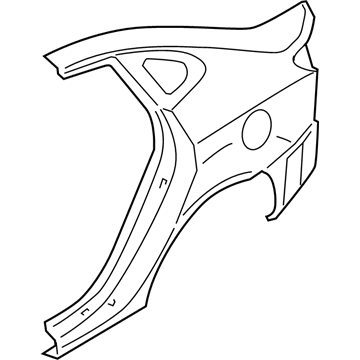Panel Fender Rear Right - 715042HC20